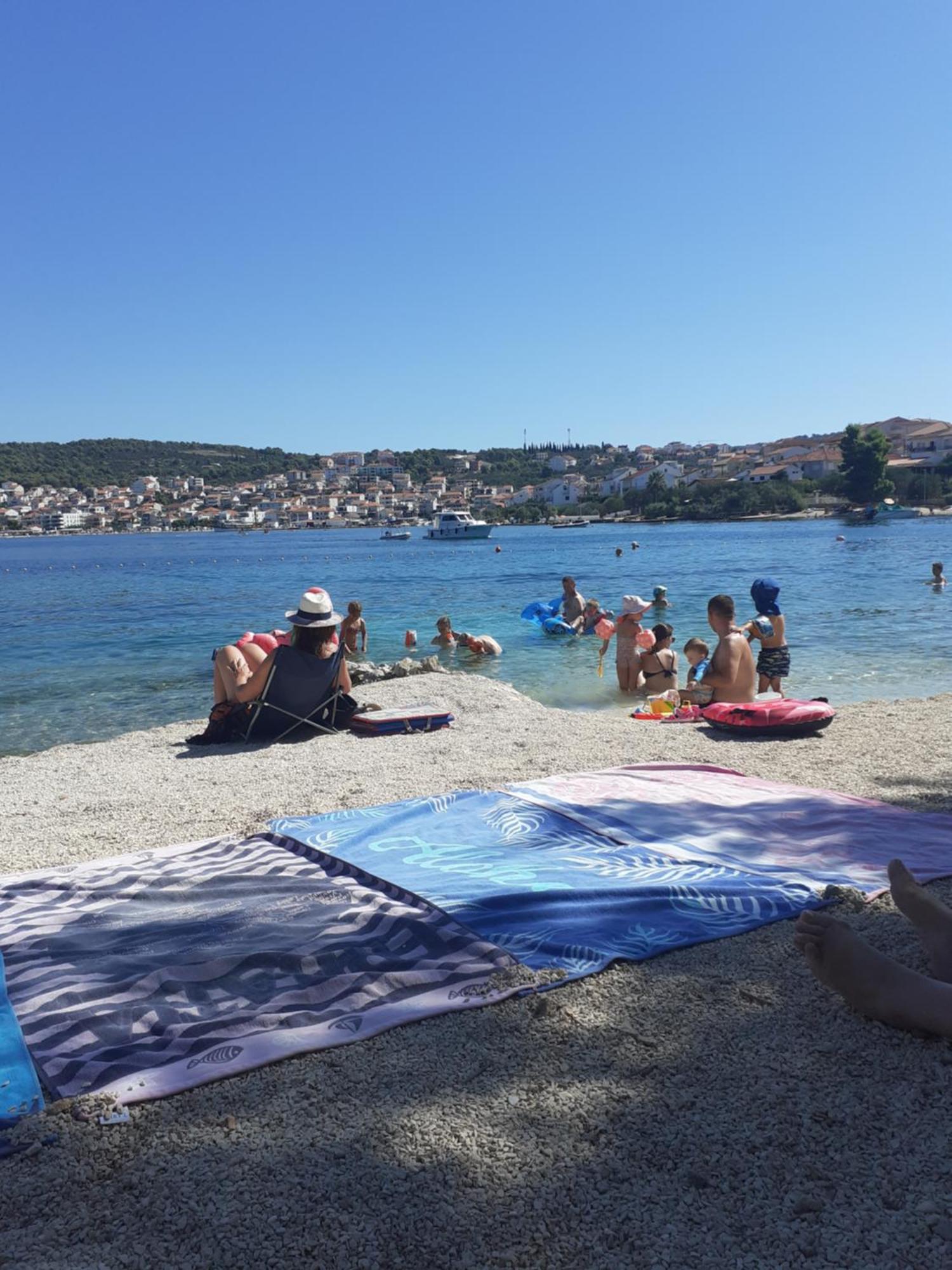 Apartman Pontis Okrug Gornji Trogir Bagian luar foto